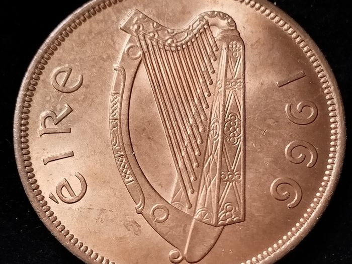 Ireland - 1966 - 1 Penny - UNC - KM.11 - [182]