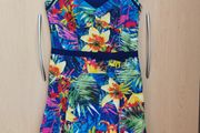 Karen millen tropical print dress UK 12