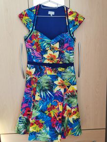 Karen millen tropical print dress UK 12