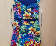 Karen millen tropical print dress UK 12