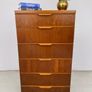 Mid Century Austinsuite Teak Tallboy Chest of Drawers Image 8