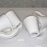 4 Symphony Contempo Espresso Cup and Saucer Set White Image 9