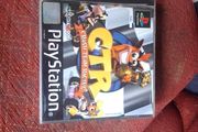 Crash Team Racing PS1 disk and booklet