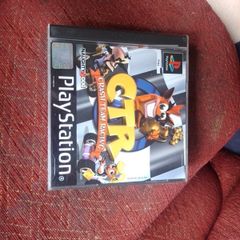 Crash Team Racing PS1 disk and booklet