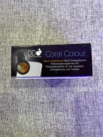 DD Coral Colour Clip Lens