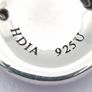 Vintage 925 Sterling Silver Hot Diamonds Designer Charm Image 6