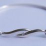 Vintage 925 Sterling Silver  Beautiful Hallmarked Bracelet with Central Stone detail Image 8