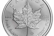 2022 Canada 5 Dollars 1 oz Silver Bullion Coin Maple Leaf BU (In Capsule)