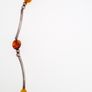 Vintage Natural Honeycomb And Baltic Amber Sterling Silver Necklace Image 3