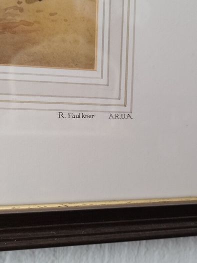 Richard Faulkner Watercolour Painting - Shesk River