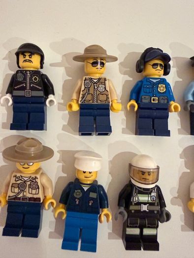 lego minifigures police rangers motorbike police