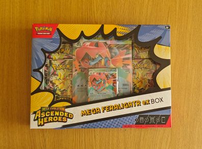 Pokemon TCG: Ascended Heroes Mega Feraligatr ex box
