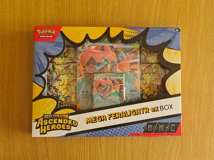 Pokemon TCG : Ascended Heroes Mega Feraligatr ex box