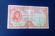 1963 Ireland Ten Shillings Banknote