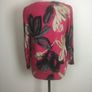 Next pink floral lightweight jumper size 14 price includes postage Image 3