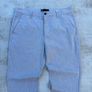 Grey slim fit cropped trousers Image 3