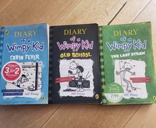 3 Diary of a wimpy kid book bundle