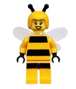 lego series 10 bumble bee girl - col151