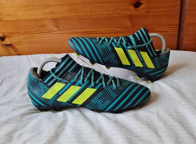 2017 adidas nemezis 17.3 fg Size 8 eu 42 blue/green in good condition