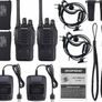 Walkie Talkies Portable and Rechargeable Communicator Transmitter Transceiver radio set Image 6