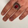 Vintage Sterling Silver Statement Ring Image 8