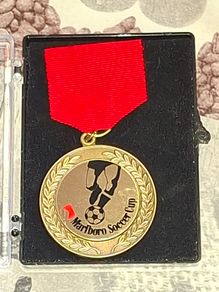 Marlboro Soccer Cup Promotional Medal in Case Postage Available or Collection