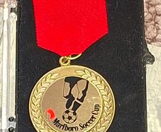 Marlboro Soccer Cup Promotional Medal in Case Postage Available or Collection