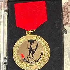 Marlboro Soccer Cup Promotional Medal in Case Postage Available or Collection