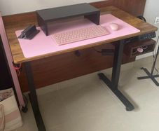 Office Bundle: standing desk, office chair, walking pad, monitor riser and accessories