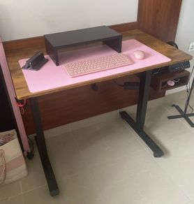 Office Bundle: standing desk, office chair, walking pad, monitor riser and accessories