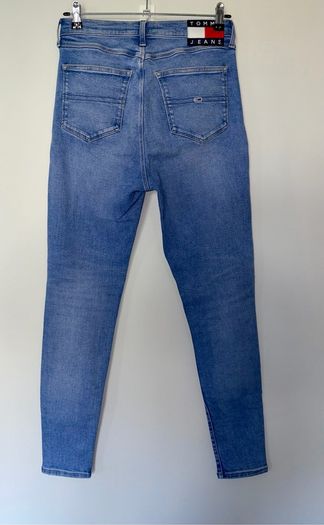 Tommy Hilfiger Jeans Sylvia High Rise Super Skinny Jeans W29 L30 Light Blue Denim