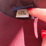 Girls School Wine Pinafore 5-6 Years Image 4
