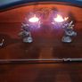 2 Stag design tealight holders and 1 candle snuffer by Kenneth Turner, London. Image 2