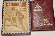 Two Stamp Album with stamps 50s - 70s