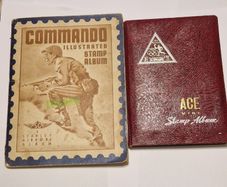 Two Stamp Album with stamps 50s - 70s