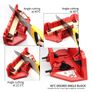 BRAND NEW Multi function woodworking saw ark clamping mitre box 10/12/14 inch miter box with backsaw Image 2