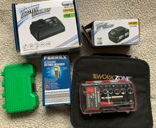 Cordless Drill, Two battery, Charger + Extra