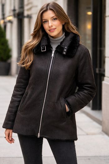 Claudie Pierlot Real leather Coat