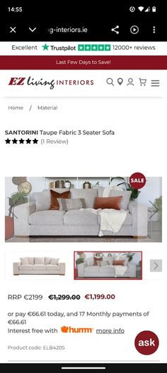 3 seater sofa