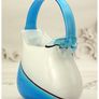 Murano Vincenza Art Glass Handbag Vase Image 3