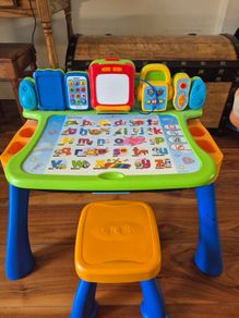 Vtech learn and draw activity table