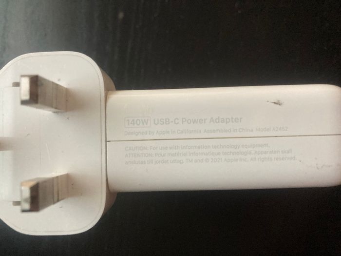 Original Apple Macbook Charger 140W A2452 USB-C