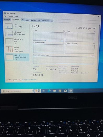 Laptop DELL Latitude E5570 Intel Core i5