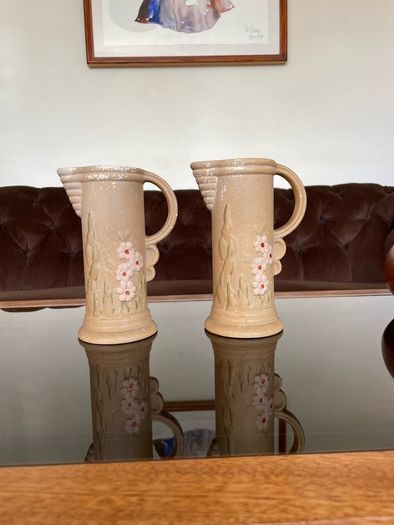 Vintage 1950s Art Deco Style Jugs