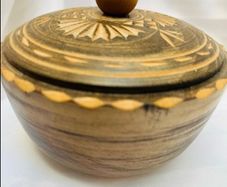 carved wooden bowl