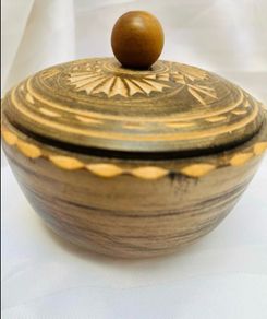 carved wooden bowl