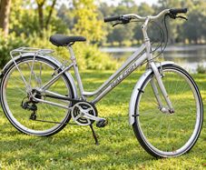 Raleigh Pioneer Tour Ladies Hybrid Bike  Size M 700C Wheels Shimano Gears