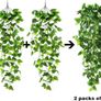 NEW SALE | 2pcs Artificial Hanging Plants 3.6ft Fake Ivy Vine Fake Ivy Leaves for Wedding Wall House Room Patio Indoor Outdoor Home Shelf Office Decor Image 4