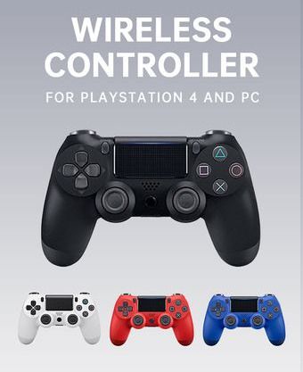 Wireless Game Controller For PS4 Bluetooth-compatible Vibration Gamepad For PS4 Slim/Pro Console Game Joysticks For PC