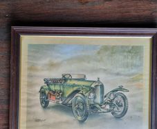 Car collection from early 1900s Framed